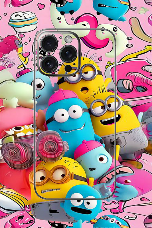Pack of 3 Minion Mobile Skin