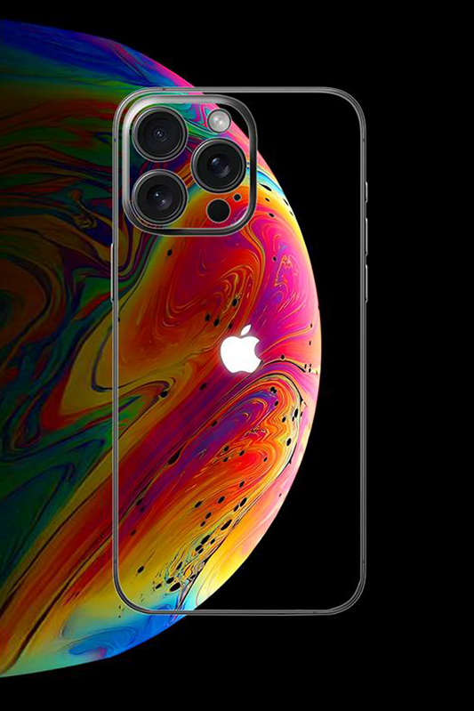 Pack of 3 Iphone logo colorful Skin